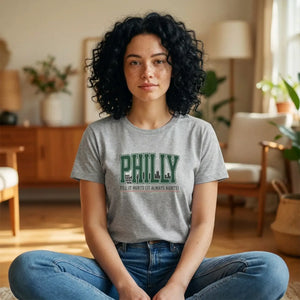 Philly Till it Hurts Tee Rivalry Humor Cotton - Dipaliz - T-shirts - m