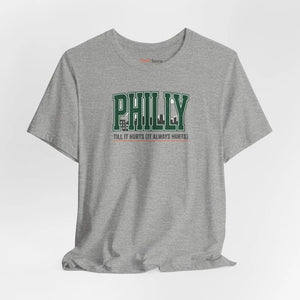 Philly Till it Hurts Tee Rivalry Humor Cotton - Dipaliz - T-shirts - m