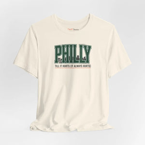 Philly Till it Hurts Tee Rivalry Humor Cotton - Dipaliz - T-shirts - m