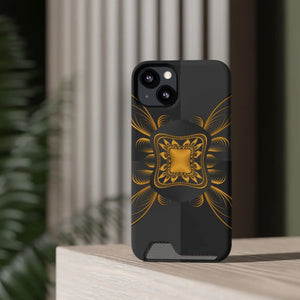 Abstract Gold Phone Case - Polycarbonate Wallet - Dipaliz - Mobile Cases
