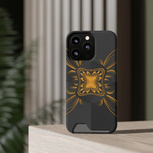 Abstract Gold Phone Case - Polycarbonate Wallet - Dipaliz - Mobile Cases