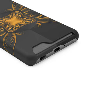 Abstract Gold Phone Case - Polycarbonate Wallet - Dipaliz - Mobile Cases