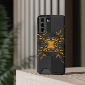 Abstract Gold Phone Case - Polycarbonate Wallet - Dipaliz - Mobile Cases