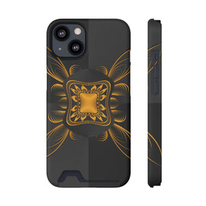 Abstract Gold Phone Case - Polycarbonate Wallet - Dipaliz - Mobile Cases