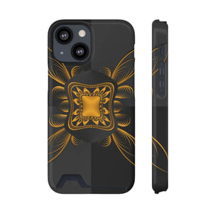 Abstract Gold Phone Case - Polycarbonate Wallet - Dipaliz - Mobile Cases
