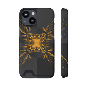 Abstract Gold Phone Case - Polycarbonate Wallet - Dipaliz - Mobile Cases