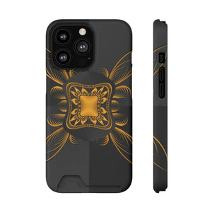Abstract Gold Phone Case - Polycarbonate Wallet - Dipaliz - Mobile Cases