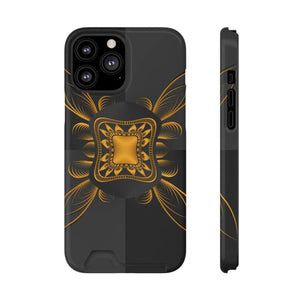Abstract Gold Phone Case - Polycarbonate Wallet - Dipaliz - Mobile Cases