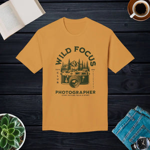 Spotlight Photographer T-shirt - Cotton Camera Graphic - Dipaliz - T-shirts - s