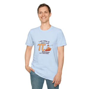 Pi Day T-shirt, ?I Ate Some π and it was Delicious’ Funny Math Tee - T-shirts - m