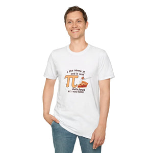 Pi Day T-shirt, ?I Ate Some π and it was Delicious’ Funny Math Tee - T-shirts - m