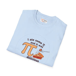 Pi Day T-shirt, ?I Ate Some π and it was Delicious’ Funny Math Tee - T-shirts - m
