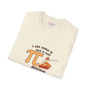 Pi Day T-shirt, ?I Ate Some π and it was Delicious’ Funny Math Tee - T-shirts - m