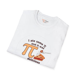 Pi Day T-shirt, ?I Ate Some π and it was Delicious’ Funny Math Tee - T-shirts - m