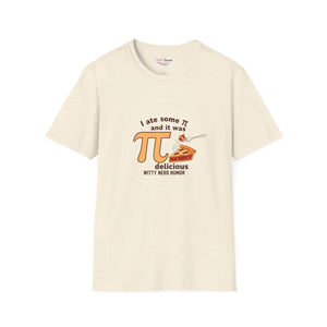 Pi Day T-shirt, ?I Ate Some π and it was Delicious’ Funny Math Tee - T-shirts - m