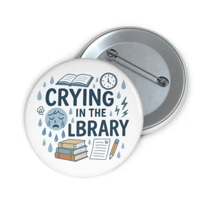 Book Lover Gift Library Humor Pin Teacher Badge by Dipaliz - 2.25’’ - Pinback Buttons