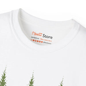 Soft Cotton Forest Vibes T-shirt Pine Trees - Dipaliz - T-shirts - s
