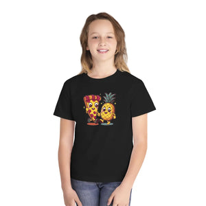 Soft Comfort Youth Midweight Tee Pineapple Pizza - Dipaliz - T-shirts