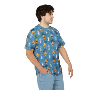 T-shirts - Microfiber Magic T-shirt - Vibrant Pineapple Print - Dipaliz