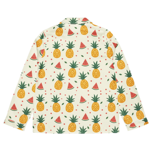 Tropical Long Sleeve Pajama - Silky Comfort - Dipaliz - Clothing Tops - s