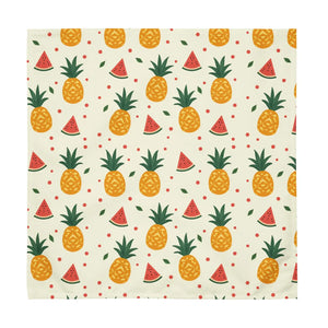 Tropical Pineapple Watermelon Cotton Napkins - Dipaliz - Cloth