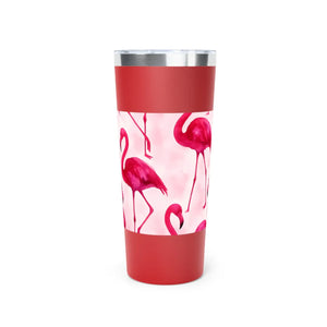 Premium Pink Flamingo Travel Mug - Stainless Summer - Dipaliz - Tumblers