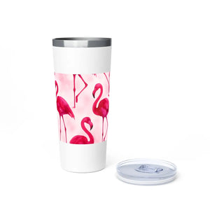 Premium Pink Flamingo Travel Mug - Stainless Summer - Dipaliz - Tumblers