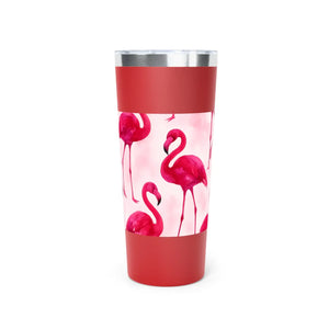 Premium Pink Flamingo Travel Mug - Stainless Summer - Dipaliz - Tumblers