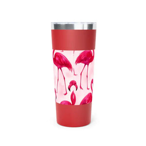 Premium Pink Flamingo Insulated Tumbler - Tropical Style - Dipaliz - Tumblers