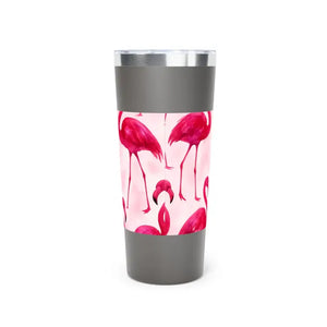 Premium Pink Flamingo Insulated Tumbler - Tropical Style - Dipaliz - Tumblers