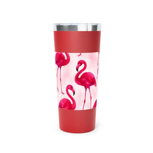 Premium Pink Flamingo Insulated Tumbler - Tropical Style - Dipaliz - Tumblers