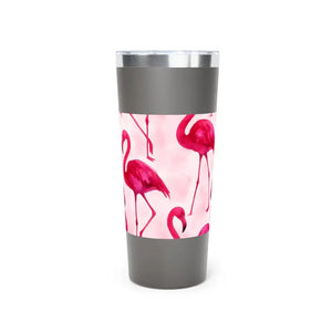 Premium Pink Flamingo Insulated Tumbler - Tropical Style - Dipaliz - Tumblers