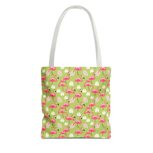 Vibrant Pink Flamingo Tote Bag - Eco-friendly Gift - Dipaliz - Bags