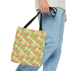 Pink Flamingo Tote Bag - Trendy Women’s Fashion Statement - Dipaliz - Bags
