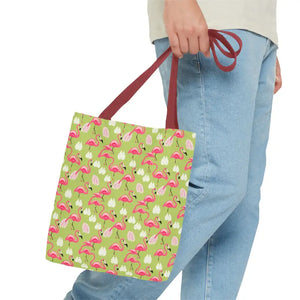 Pink Flamingo Tote Bag - Trendy Women’s Fashion Statement - Dipaliz - Bags