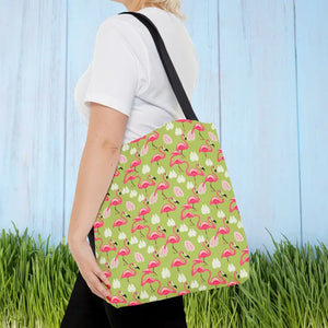 Pink Flamingo Tote Bag - Trendy Women’s Fashion Statement - Dipaliz - Bags