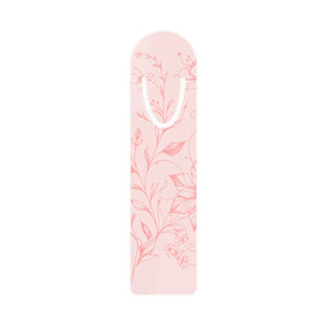 Floral Aluminum Bookmark - Pink Vines - Dipaliz - Bookmarks