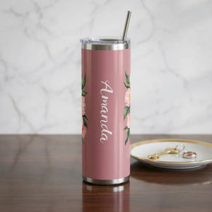 Pink Floral Maker Sip Tumbler 20oz - Tumblers