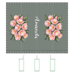 Pink Floral Maker Sip Tumbler 20oz - Tumblers