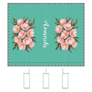 Pink Floral Maker Sip Tumbler 20oz - Tumblers