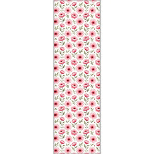 Pink Floral Patterned Fabric - Soft Cotton by the Yard - Dipaliz - 54’’ × 180’’