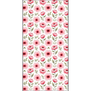 Pink Floral Patterned Fabric – Prima Cotton - Dipaliz