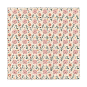 Pink Floral Tablecloth – Durable Polyester - Dipaliz - Tablecloths
