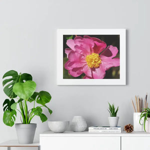 Pink Flower Gallery Canvas Wraps - Framed Horizontal Poster - Dipaliz - Posters Prints & Visual Artwork