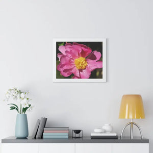 Pink Flower Gallery Canvas Wraps - Framed Horizontal Poster - Dipaliz - Posters Prints & Visual Artwork