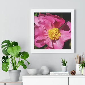Pink Flower Gallery Canvas Wraps - Framed Horizontal Poster - Dipaliz - Posters Prints & Visual Artwork
