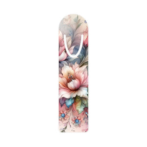 Elegant Floral Aluminum Bookmark - Gift for Book Enthusiasts - Dipaliz - Bookmarks