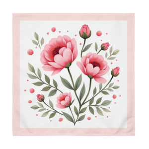 Pink Floral Cloth Napkin Set - Soft Touch Dining Decor - Dipaliz - Napkins