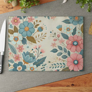 Pink Blossom Glass Cutting Board - Fashion Inspired - Dipaliz - Boards