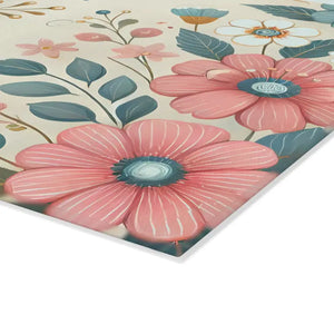 Pink Blossom Glass Cutting Board - Fashion Inspired - Dipaliz - Boards